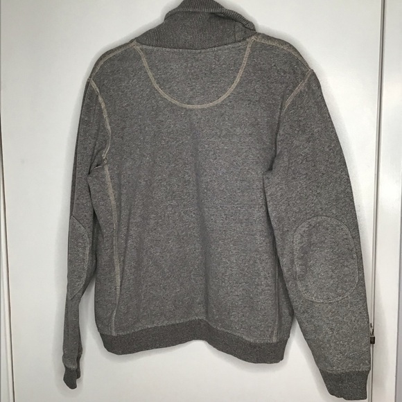 Y2K Men’s American Eagle Shawl CollarGrey Vintage Classic 1977 w/ pockets USXS - Picture 4 of 10